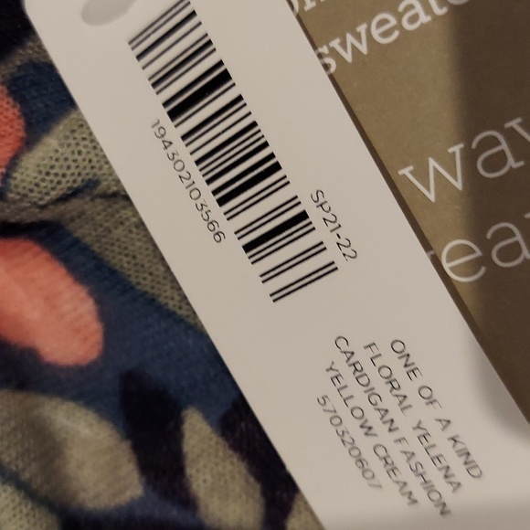 Chico's One Of Kind Bling Ring Tropical Floral Dress & Cardigan Set NWT 3 16 - Picture 5 of 10